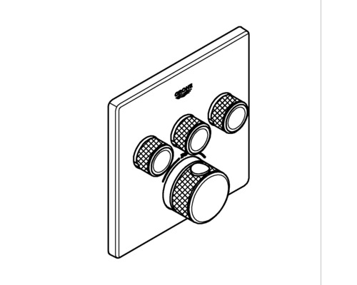 GROHE Inbouw Thermostatische Douche GROHTHERM SMARTCONTROL Chroom 29126000