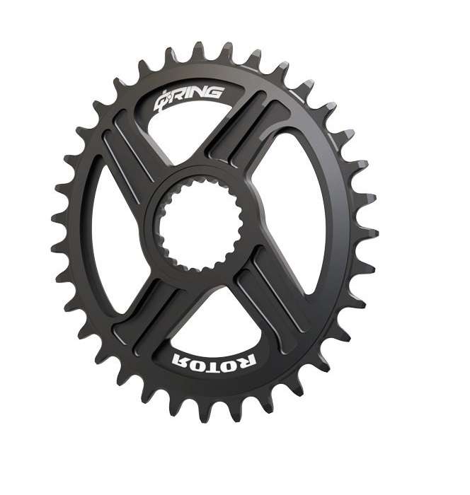 Rotor Q Ring SH1X12 Oval MTB Kettingblad Zwart