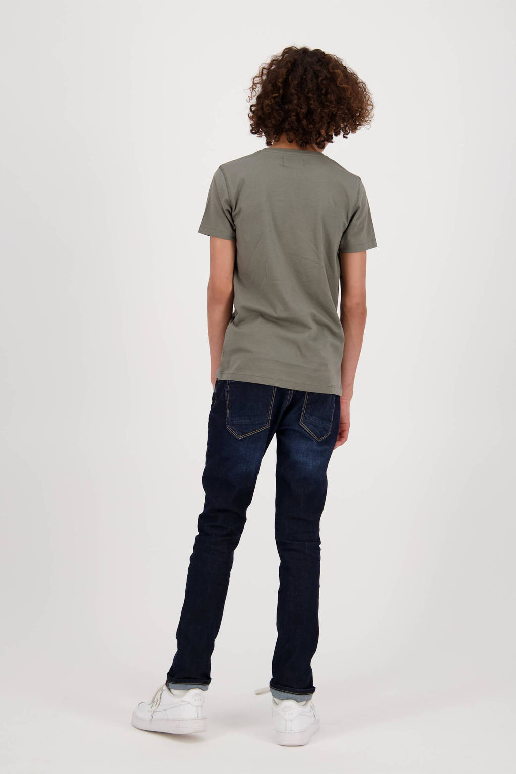 Raizzed T-shirt Iowa met logo armygroen