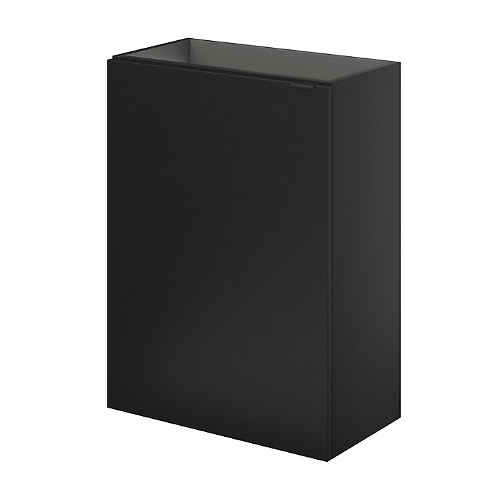 Meuble lave mains à suspendre GoodHome Imandra noir mat L. 44 x H. 55 x P. 23 cm