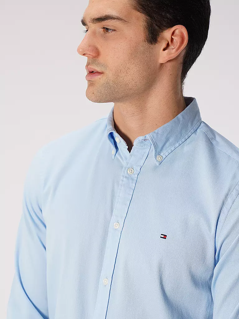 TOMMY HILFIGER Hemd Slim Fit blau