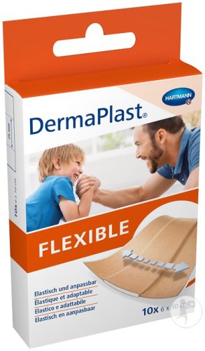 Hartmann DermaPlast Flexible 6x10cm Pièces 10