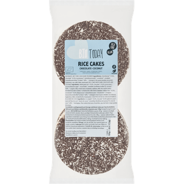 BioToday Rice Cakes Chocolade-Kokos 6 x 17,5 g