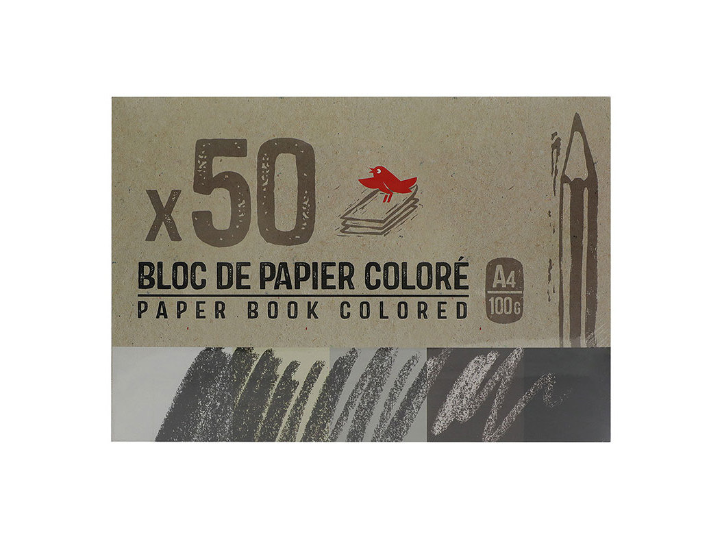 CADERNO PARA COLORIR AUCHAN A4 50 FOLHAS