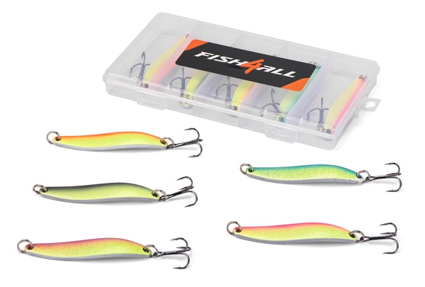 Boîte Fish4all Casting Spoon Box 6.5cm 13g (5 Pièces)