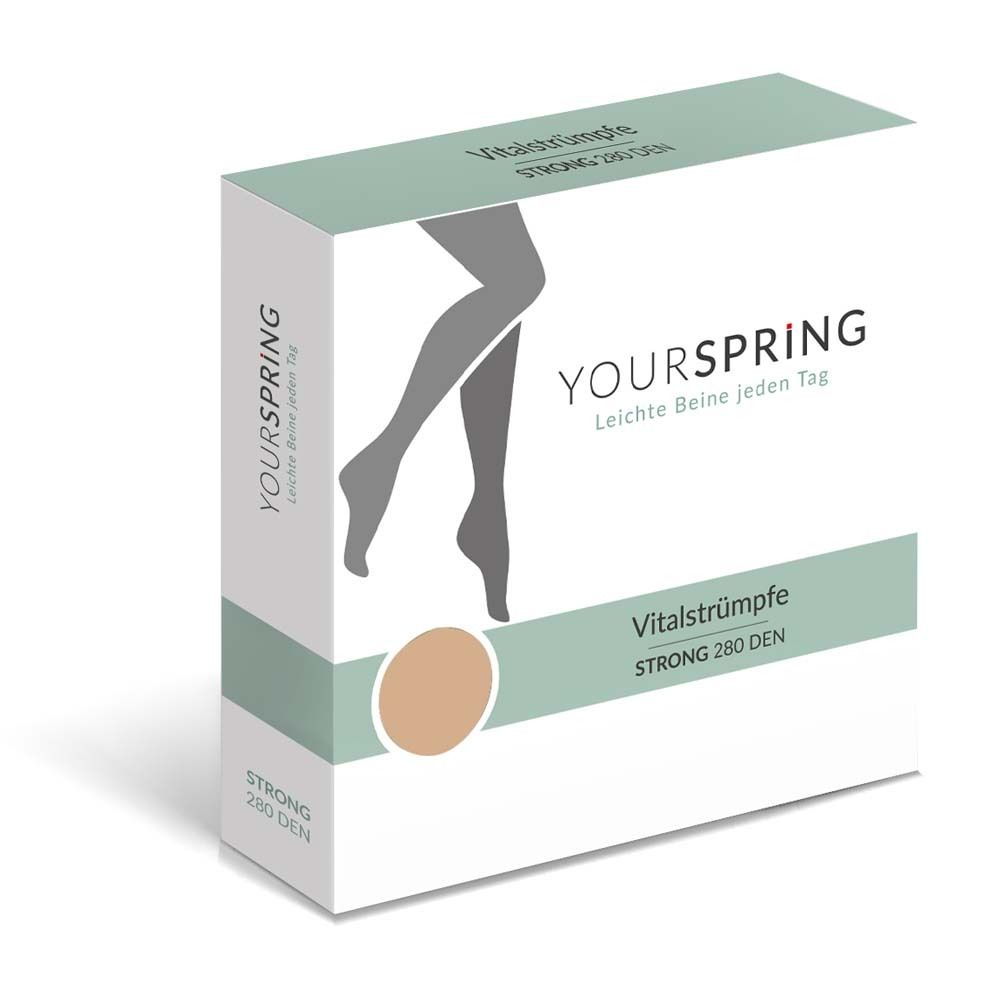 YOURSPRING strong blickdicht 280den AD 36/37 honig