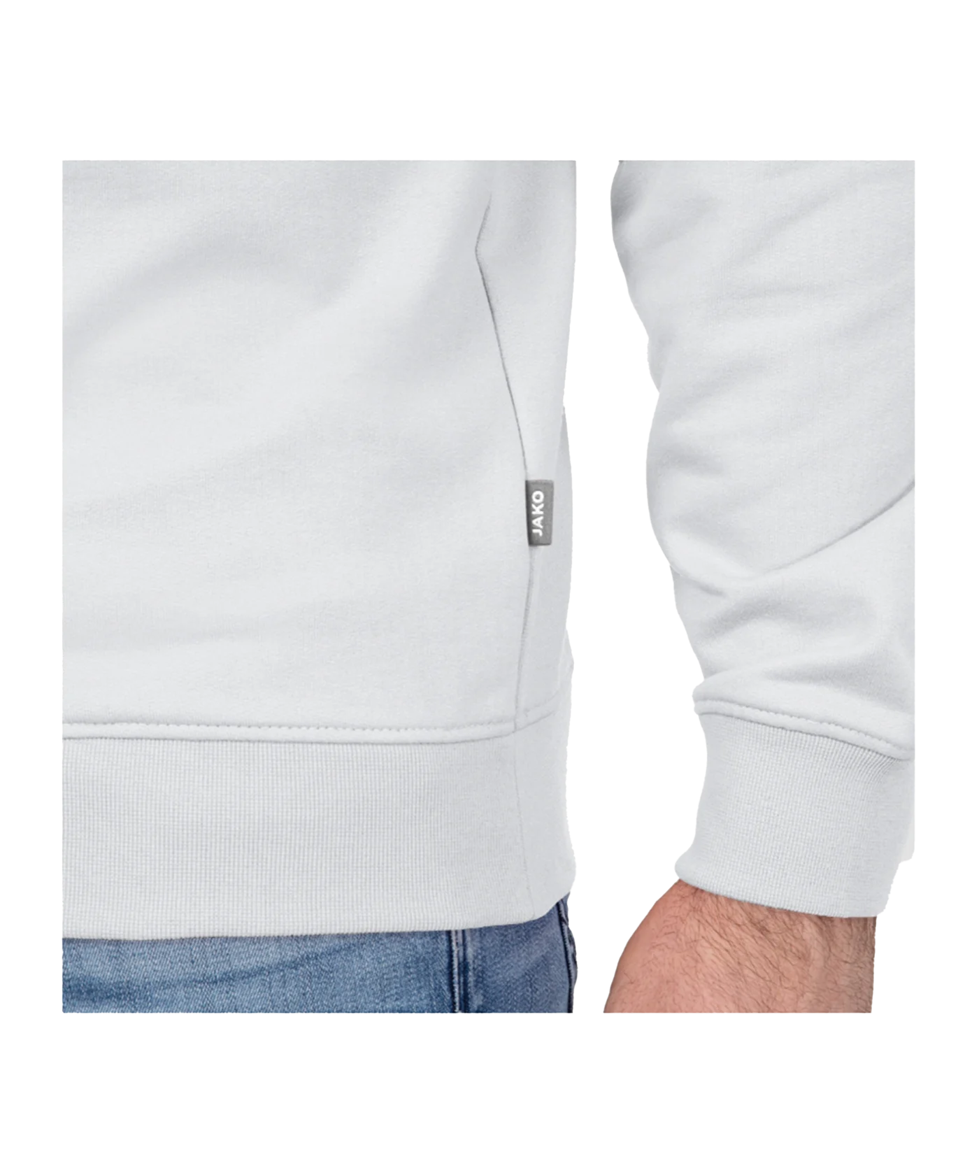 JAKO Doubletex Ziptop Weiss F000