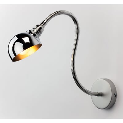 Wandleuchte flexibel, verchromt