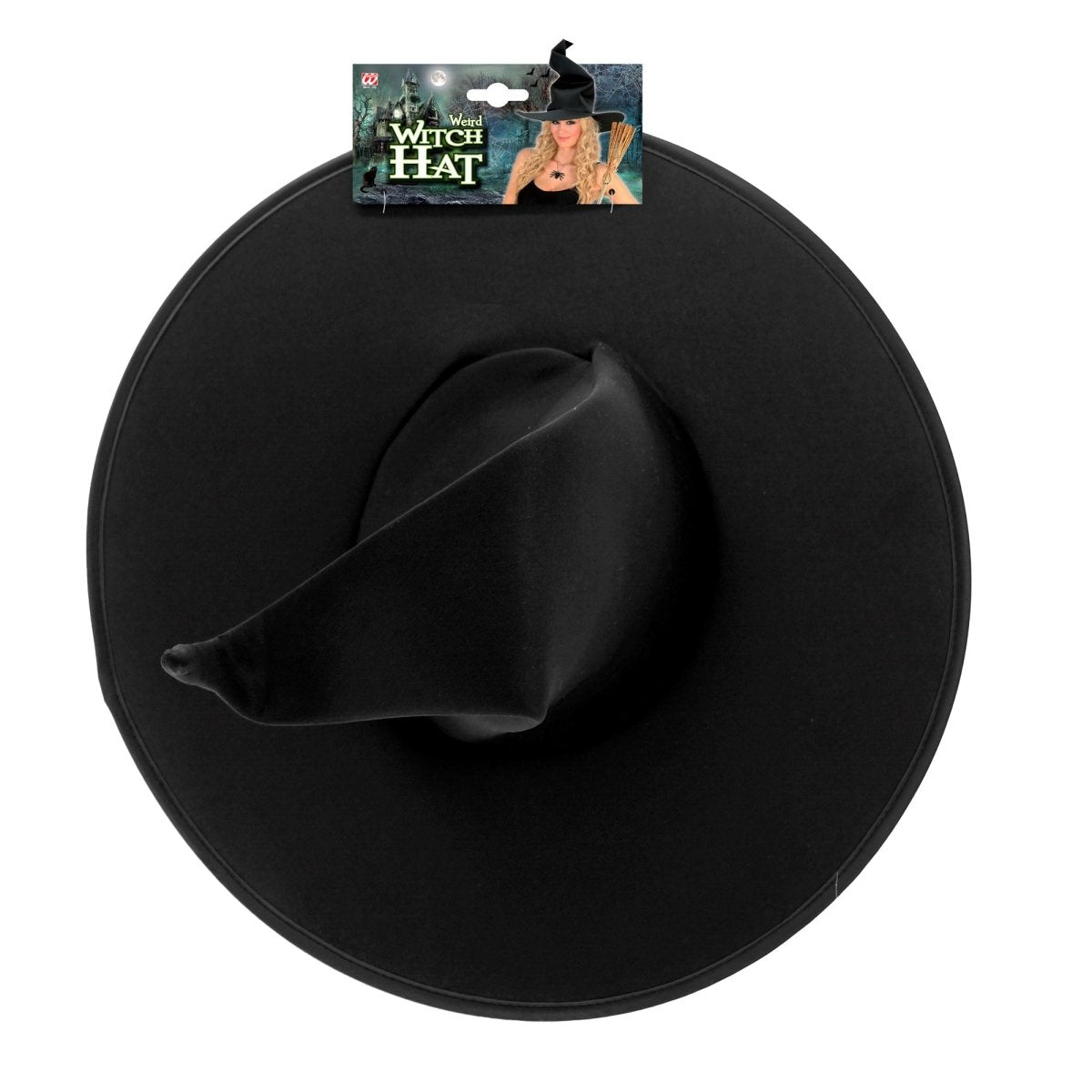 Halloween Heksenhoed Zwart Gekreukeld