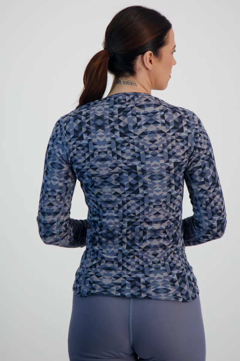 Odlo Active Warm ECO Print Damen Thermo Longsleeve