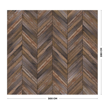 Fotobehang Herringbone (89442)