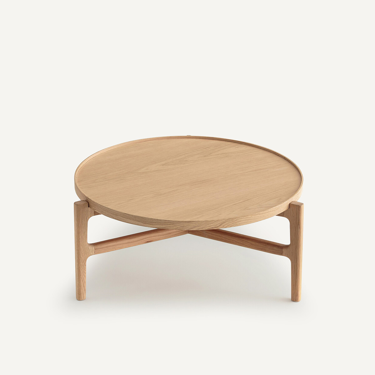 AM.PM<br>Mesa de centro, diâmetro 74 cm, folheado de carvalho, Aly