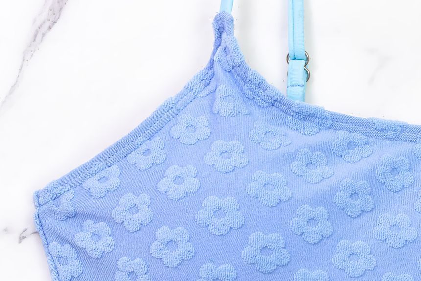 Serendo - Bikiniset met contrasterende bloemenprint