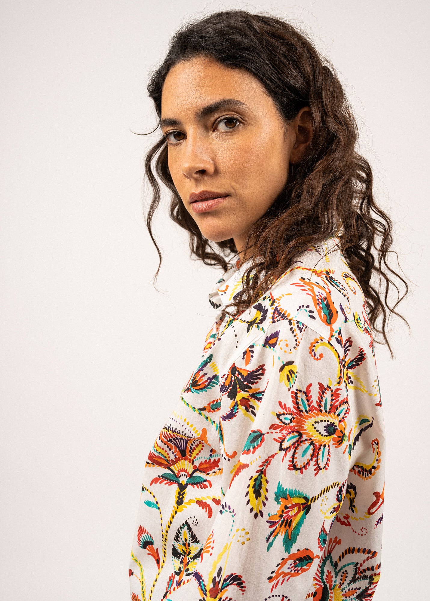 Chemise à motifs Marion