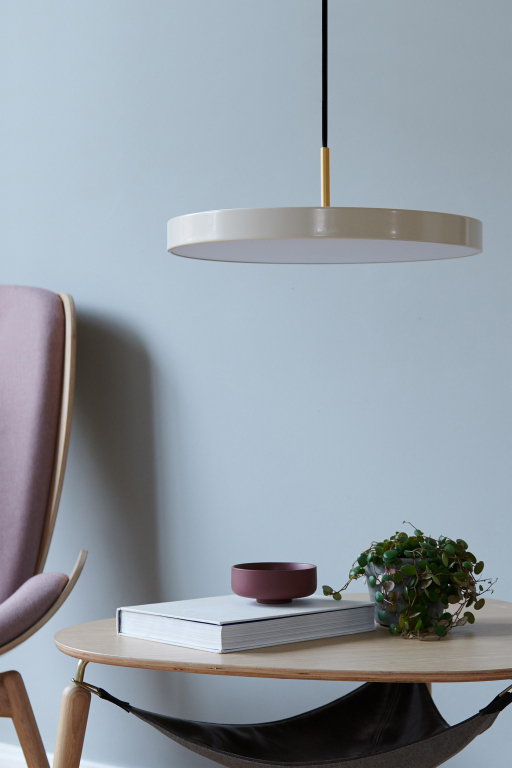 Umage Asteria hanglamp Ø31 LED mini messing/bosgroen