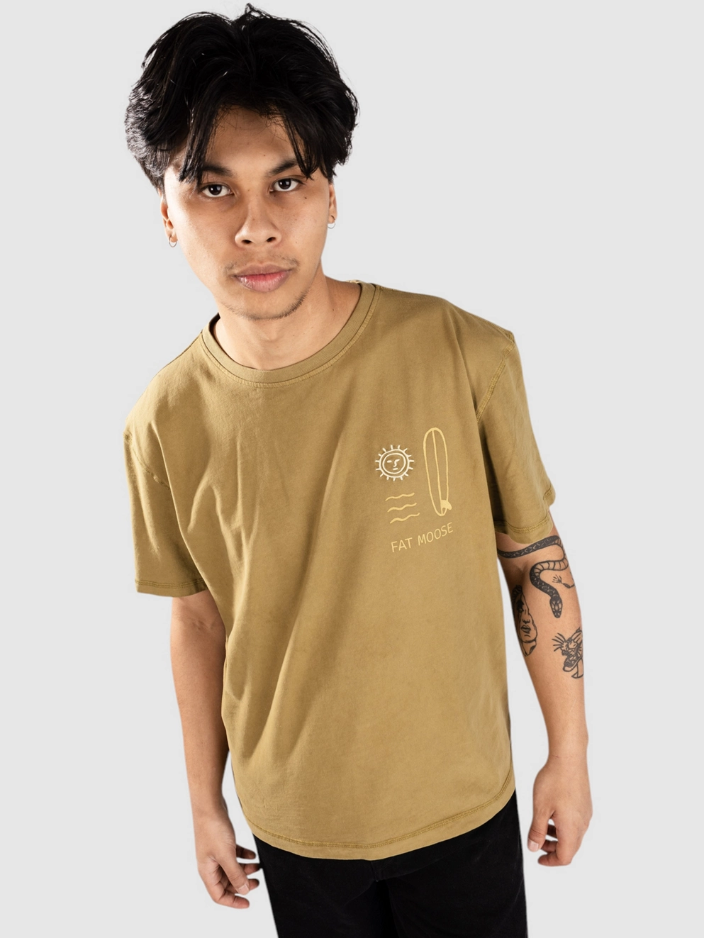Fat Moose Surf T-Shirt pistachio green