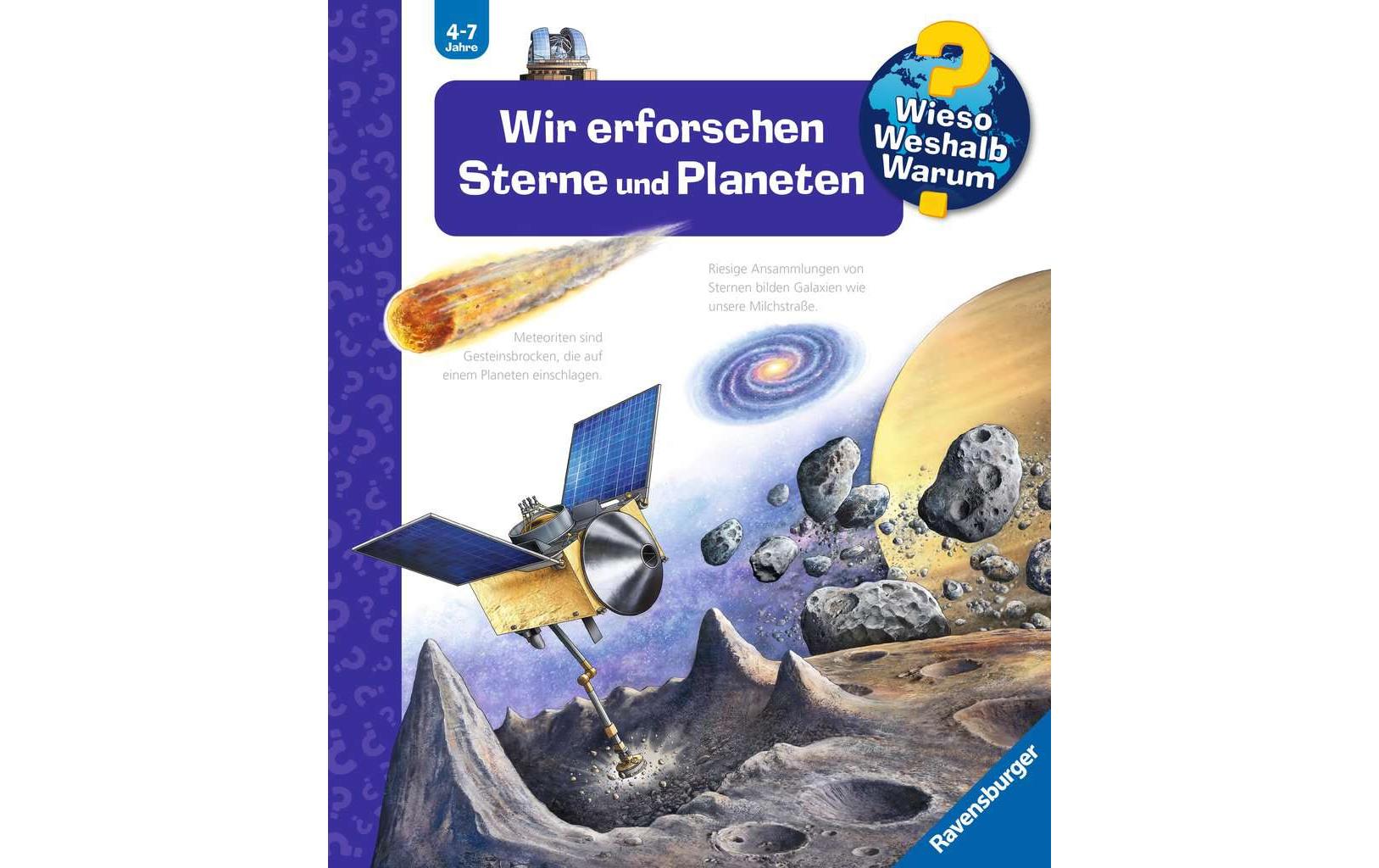 Kinder-Sachbuch WWW Wir erforschen Sterne und PlanetenKlappbuch