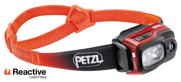Lampe Frontale Petzl Swift RL 1100 Lumens Orange