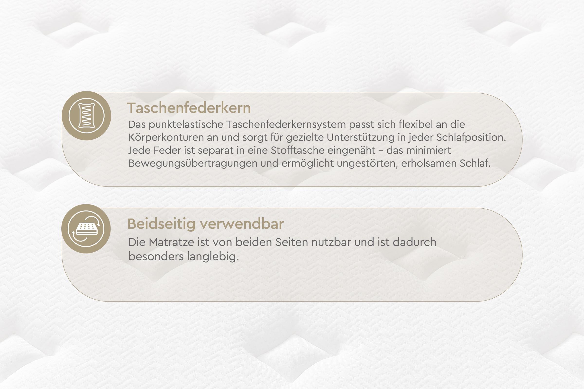 Yatas Bedding Taschenfederkernmatratze »Majestät First Class, Matratze 90x200, 140x200 cm & weitere Grössen« 30 cm hoch Raumgewicht: 28 kg/m³ 406 Federn 1-tlg., 1 Stk. tlg. H2, wendbar, ergonomisch, atmungsaktiv