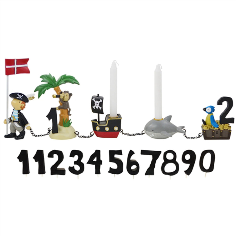 Køb Kids by Friis Fødselsdagstog, Pirater M. 11 Tal