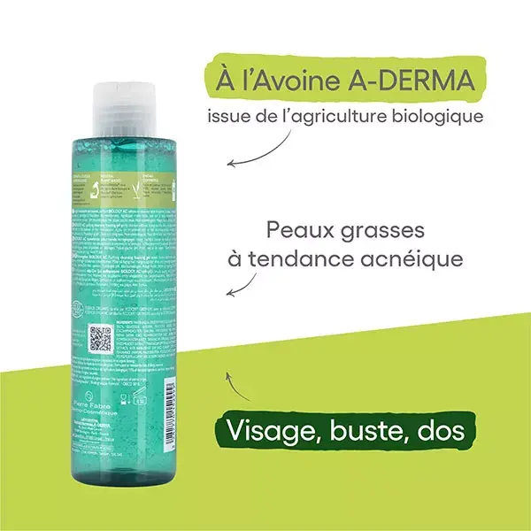 Gel de Limpeza Espumante Purificante A-Derma Biology AC 200 ml