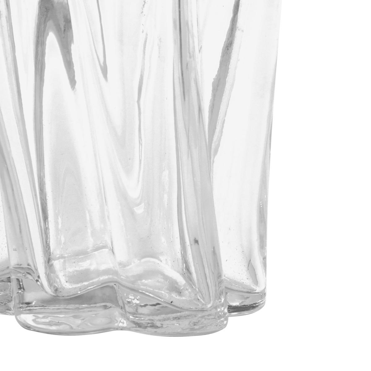 VASE VERRE FLEUR NOELI H.25.5CM