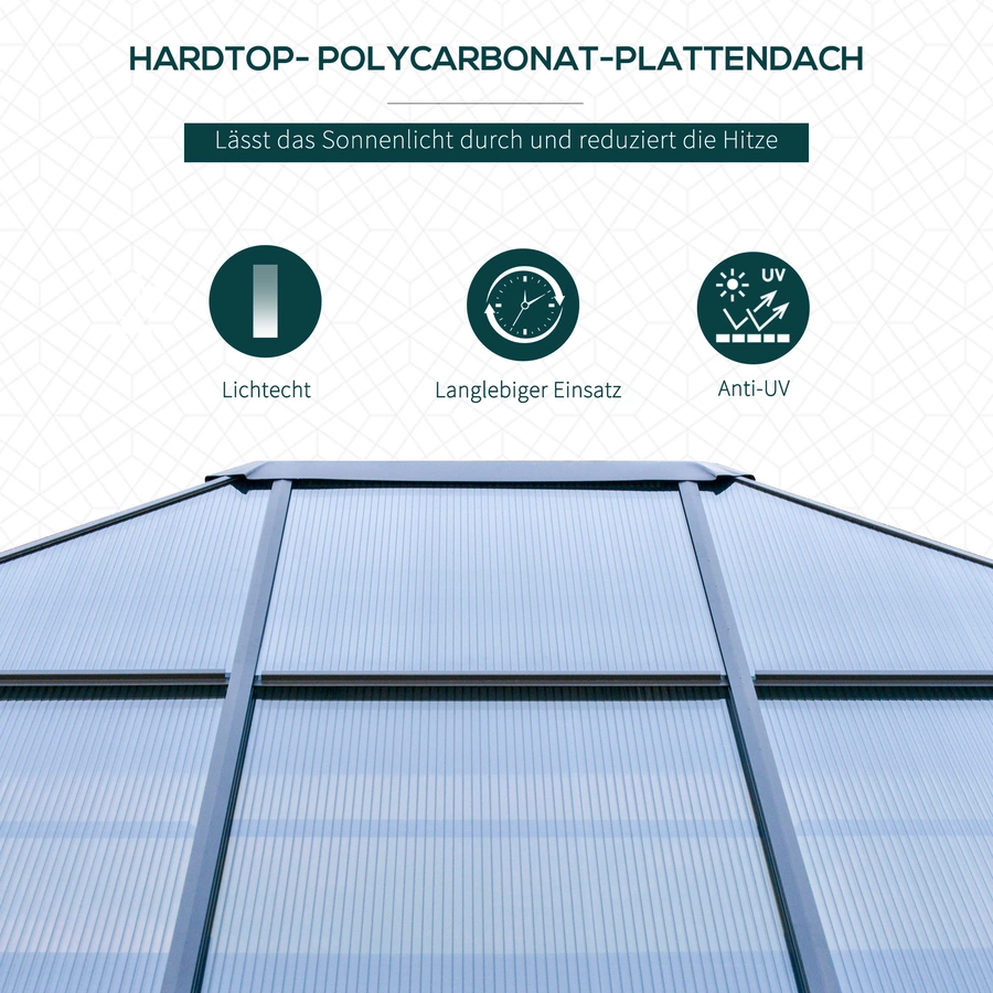 Outsunny Pavillon mit zwei unterschiedlichen Wandarten bunt