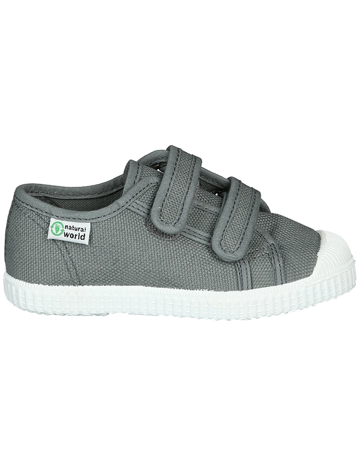 Klett-Stoffschuhe MARINO in grau