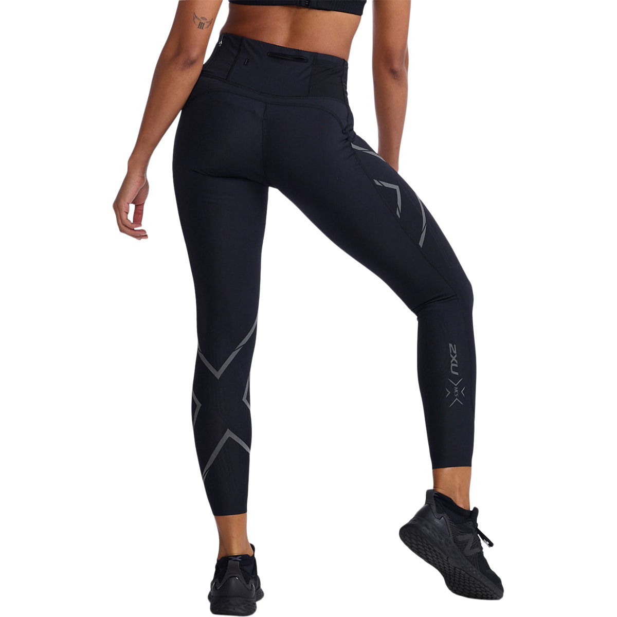 2XU Light Speed Mid-Rise Kompressions Løbetights Dame