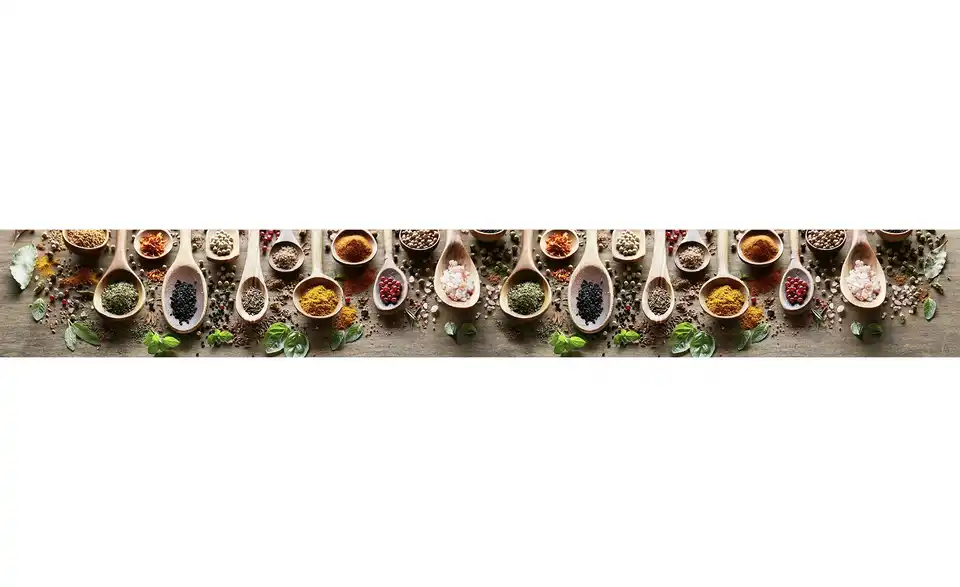 Küchenrückwand-Folie Fixy Spicy Kitchen 450 cm Gewürze