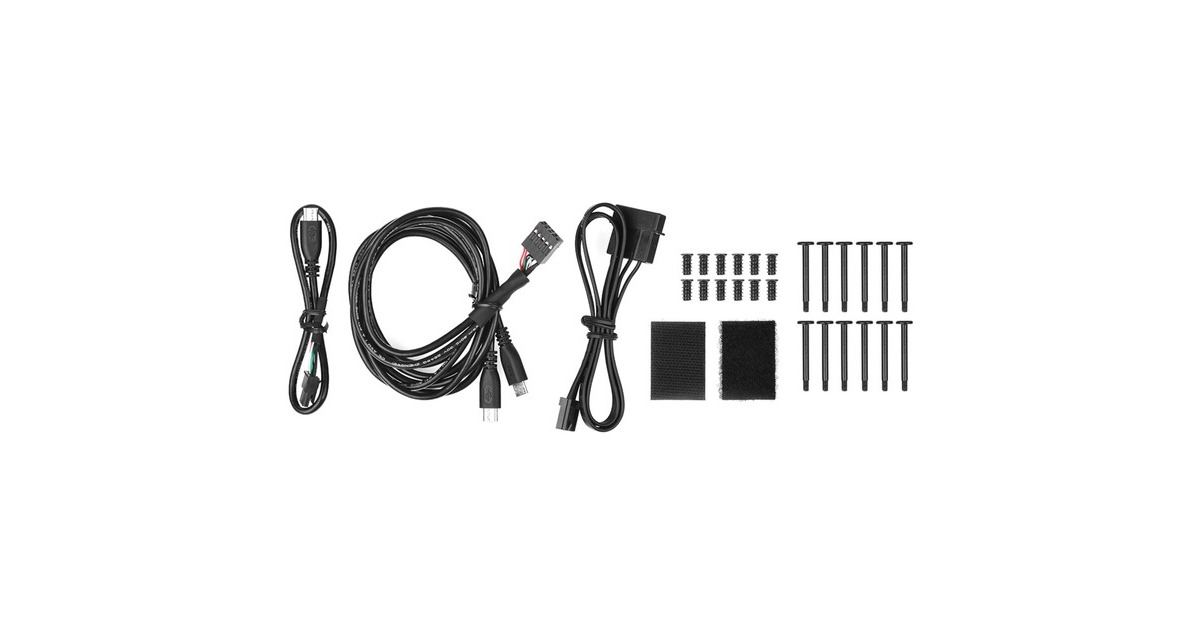 ThermaltakeRiing Duo 12 RGB Radiator Fan (3-Fan Pack) case fans  (Zwart, 3 stuks, 120 x 120 x 25 mm, PWM)