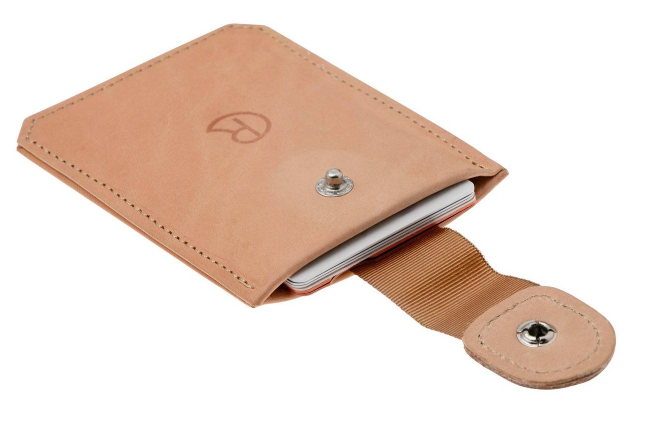 Chris Reeve 'The Reeve Card Wallet' Leather, Tan, portemonee