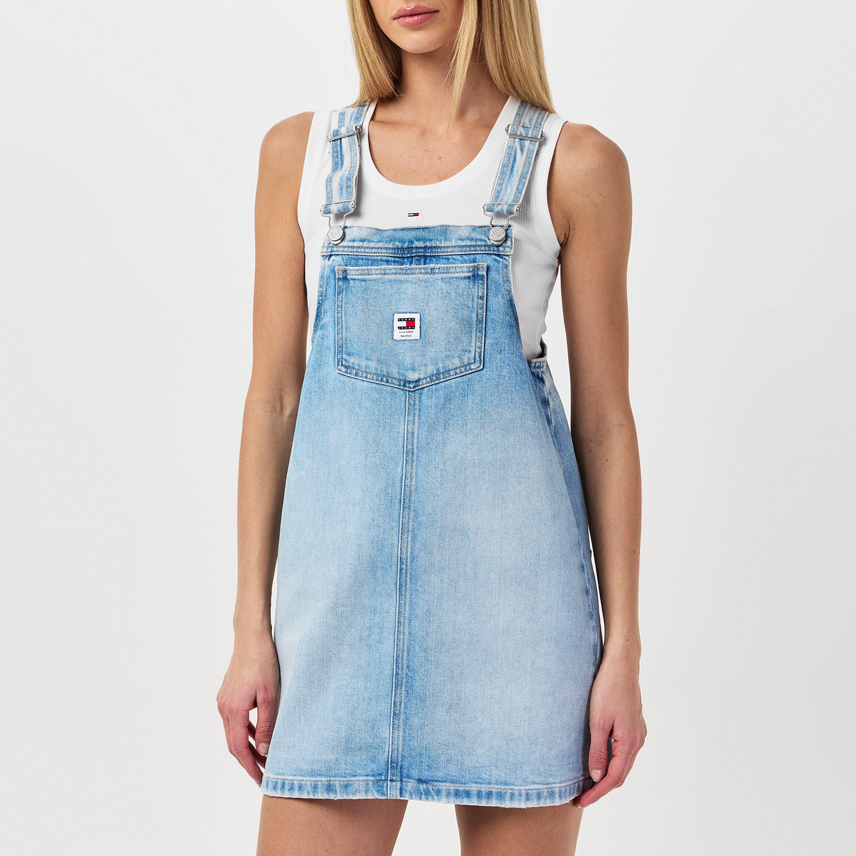 Tommy Jeans Pinafore Denim Dress