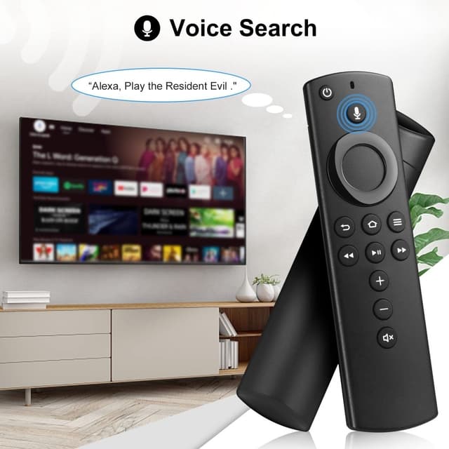 Udskiftning af fjernbetjening L5B83H til Amazon Fire TV Stick Stemmefunktion