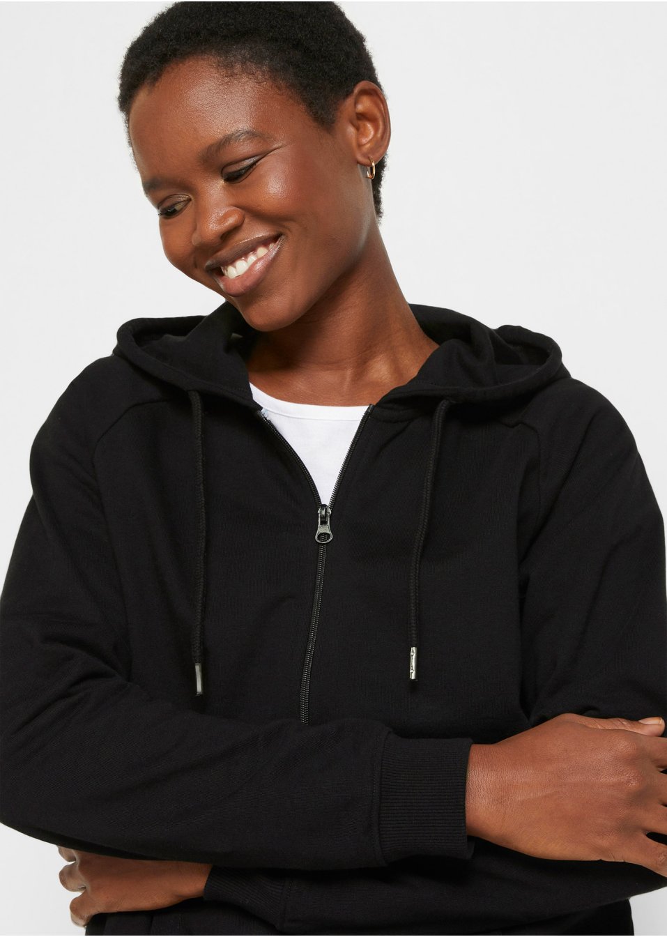 Gilet sweat-shirt à capuche Premium Basic