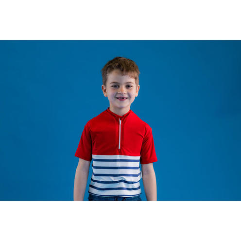 Tee-shirt anti-noyade Rouge taille 4 ans - FLOATEE