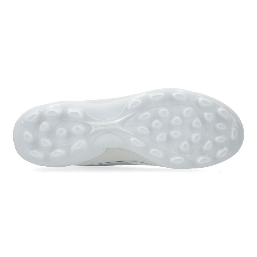 adidas F50 League 2G/3G AG Polar Victory - Blanc/Argenté/Bleu