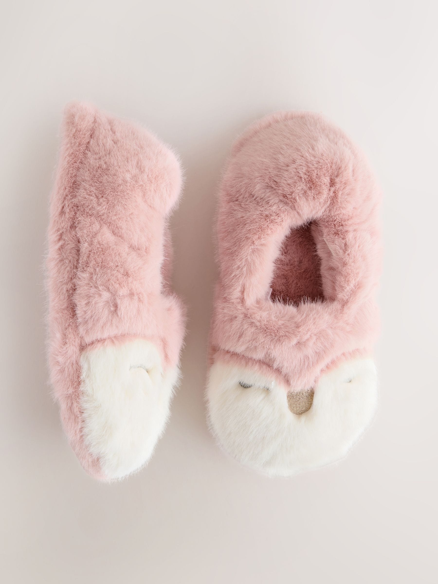 Roze met pinguïnprint - Shoot pantoffels