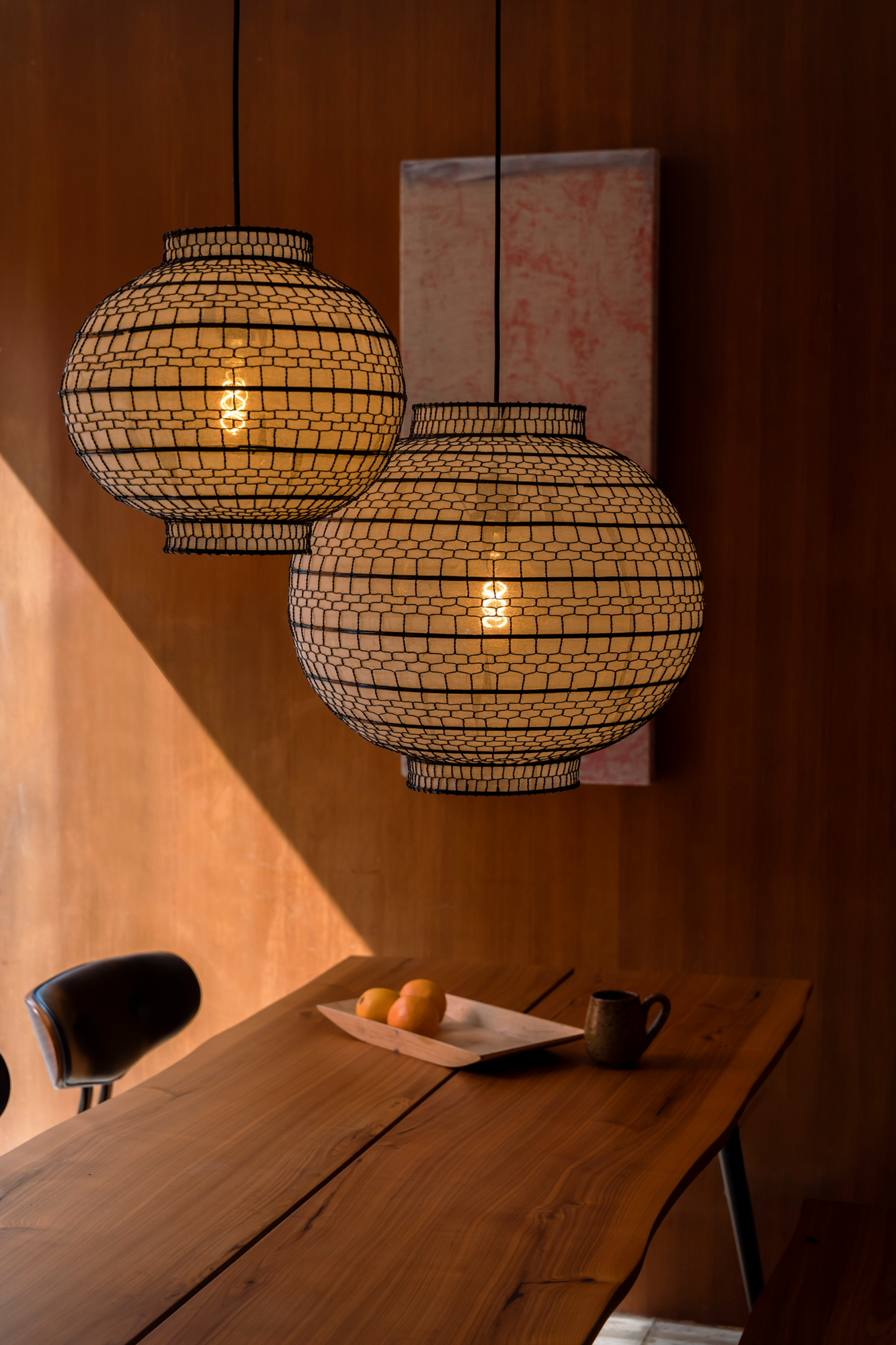 Dutchbone hanglamp Ming rond 45
