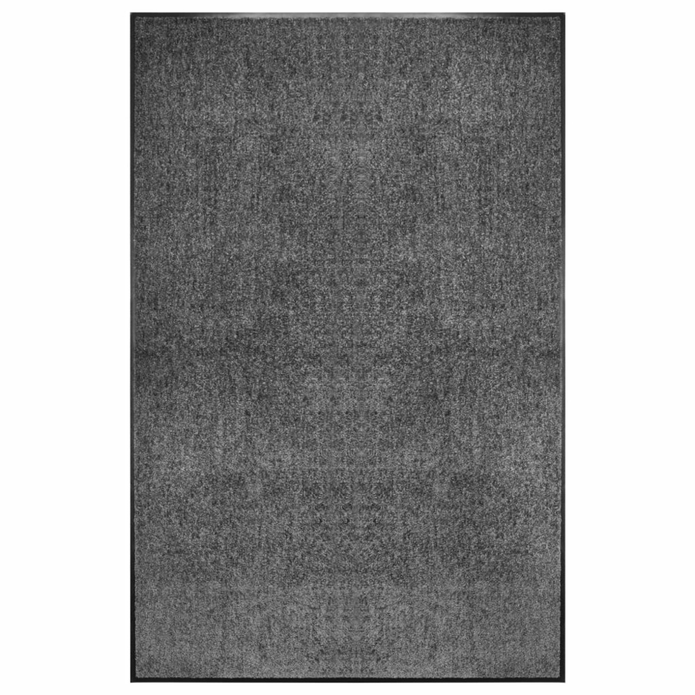 Paillasson lavable anthracite 120x180 cm