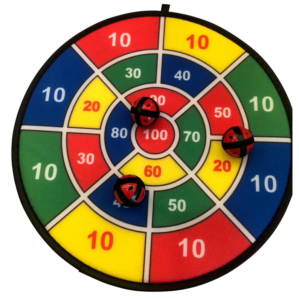 Sicherheits-Dartscheiben-Set mit Klettverschluss
