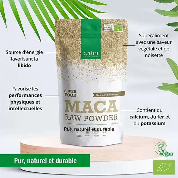 Maca Orgânica Purasana em Pó 200g