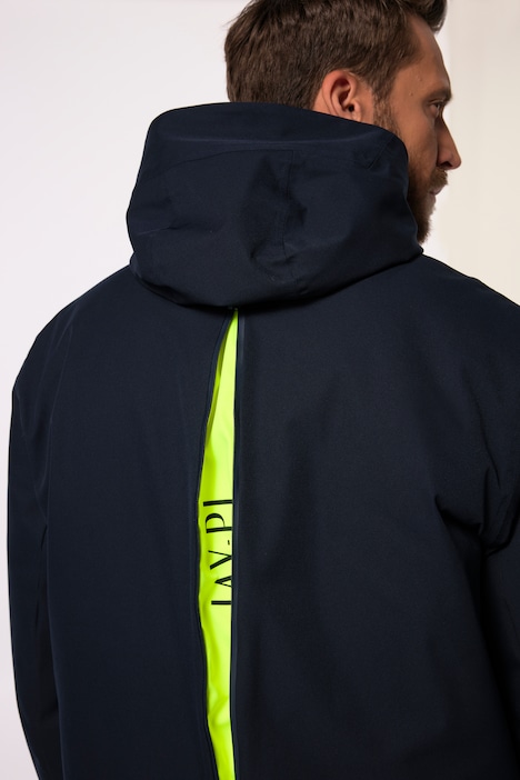 JAY-PI Ski-Jacke mit Reflektor-Detail, Skiwear, Vollfunktion, Kapuze, bis 7 XL