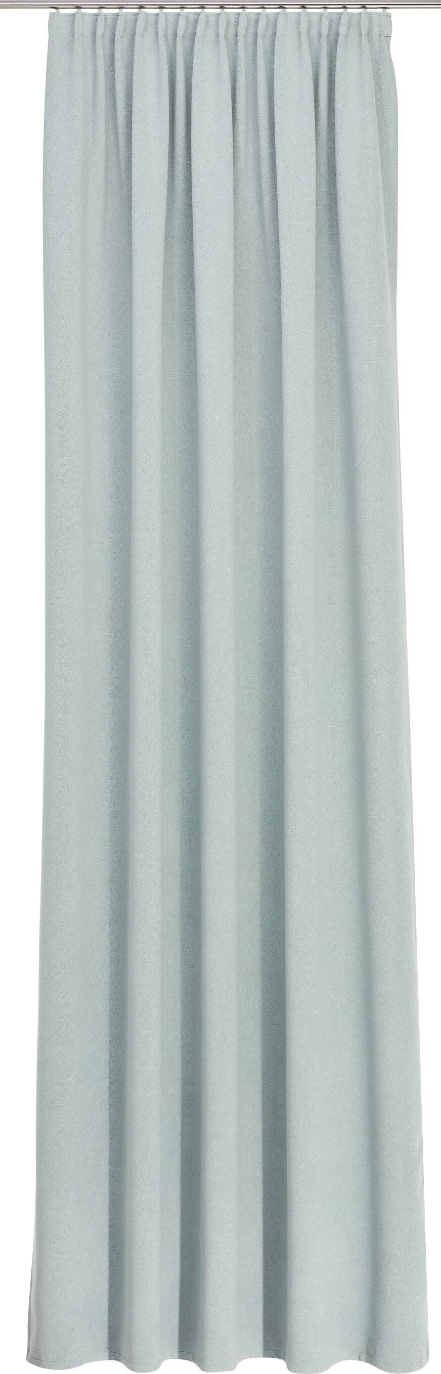 SANTINO Fertigvorhang lichtdicht - Hellblau / B: 150.0 cm x H: 270.0 cm