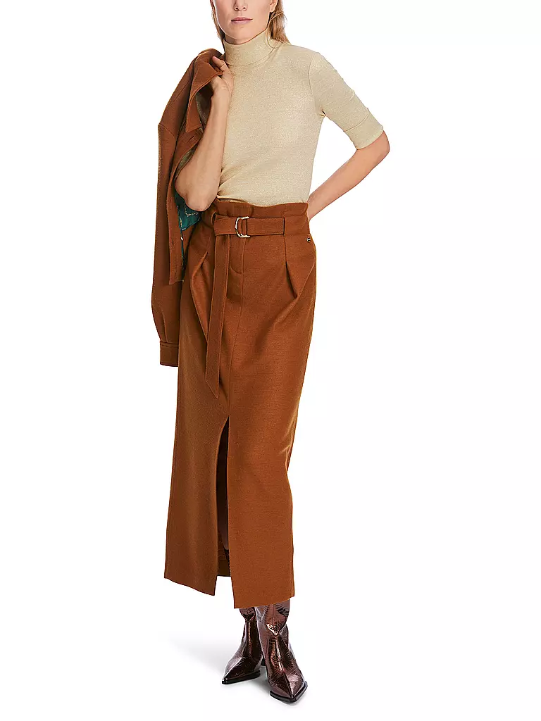 MARC CAIN Rollkragenshirt gold