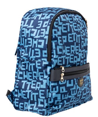 Petite Chérie Impression Stelleveske Ryggsekk, Blue
