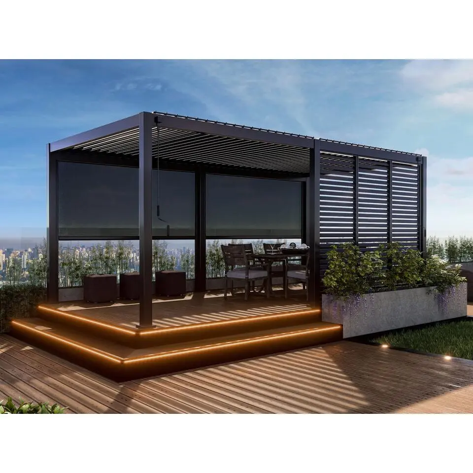 Mirador Deluxe terrasoverkapping 300 x 600 cm antraciet