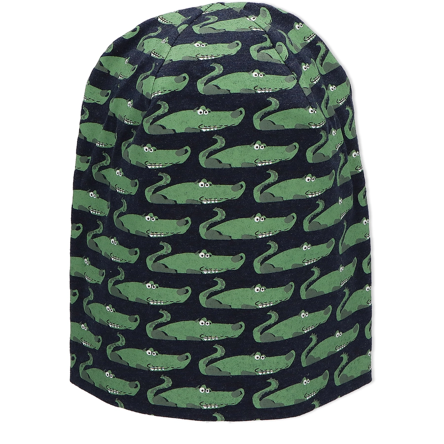 Sterntaler Slouch-Beanie Krokodilen marine
