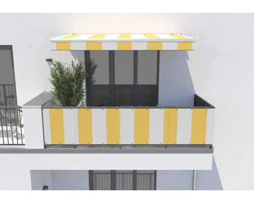 SOLUNA balkonbekleding H:75 cm stof design S2015 (per meter verkocht)