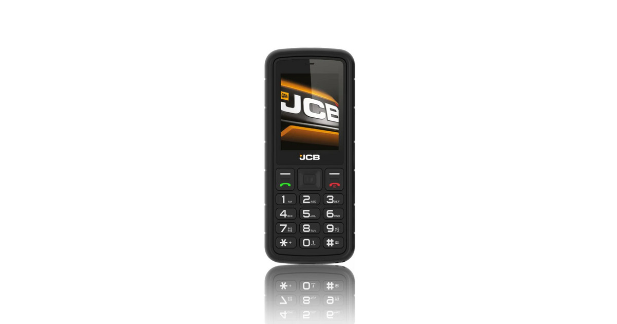 JCBTradesman 2F mobiele telefoon  (Zwart/oranje, 2.4